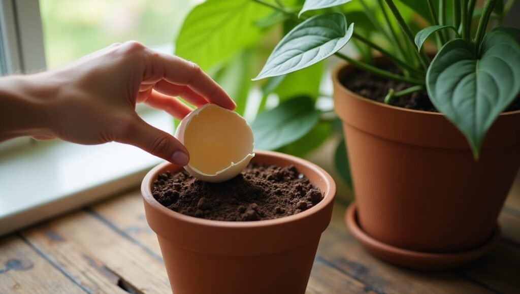 adubo caseiro para plantas em vaso