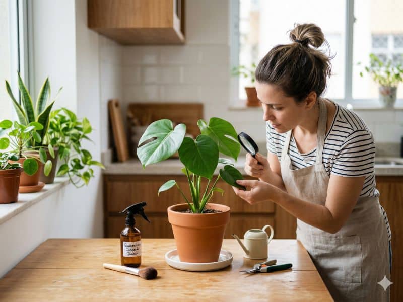 Isolar plantas recém-chegadas com observação cuidadosa antes de aproximar do restante do cultivo