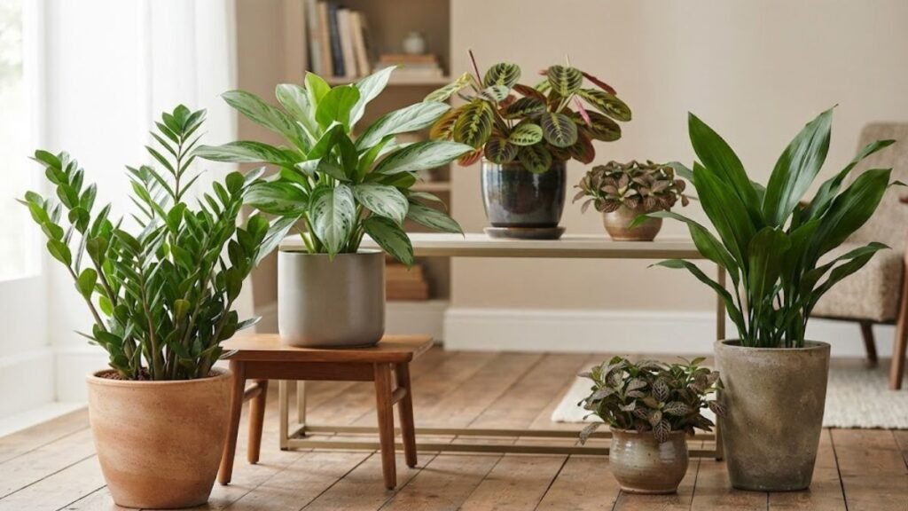 Plantas para ambientes com pouca luz em sala interna bem iluminada com luz indireta
