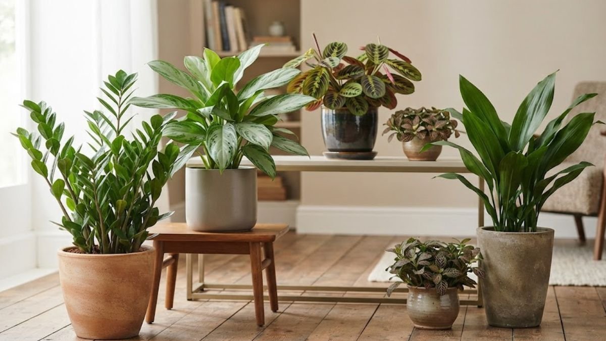 Plantas para ambientes com pouca luz em sala interna bem iluminada com luz indireta