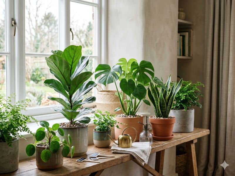 Pragas de plantas como evitar em casa antes do primeiro sinal com plantas saudáveis em ambiente interno bem iluminado