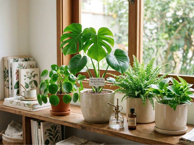 Quando a planta dá sinais o cuidado precisa mudar em cultivo doméstico com plantas saudáveis e ambiente equilibrado