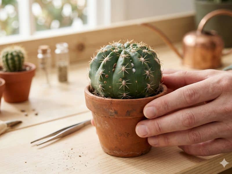 Pragas e manchas quando o problema exige atenção em cacto com sinais na superfície