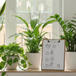 Como cultivar plantas interiores seguindo um checklist prático com cuidados de rega, luz, adubação e podas