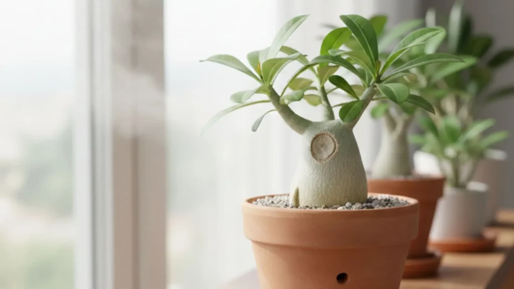 Como salvar rosa do deserto apodrecendo com ambiente seco e ventilado
