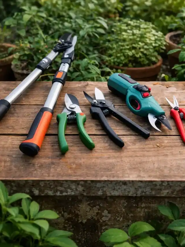 tipos de tesoura de poda