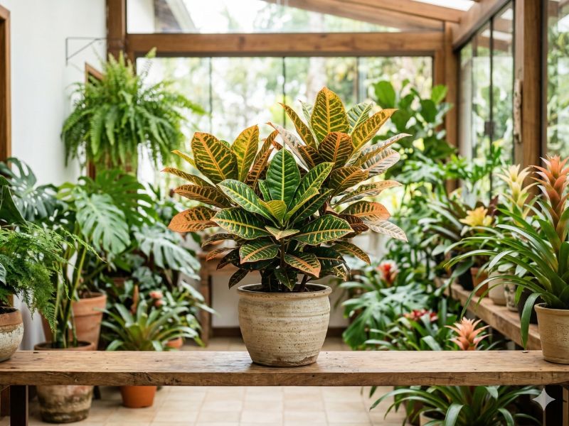 principais tipos de cróton para cultivar em casa