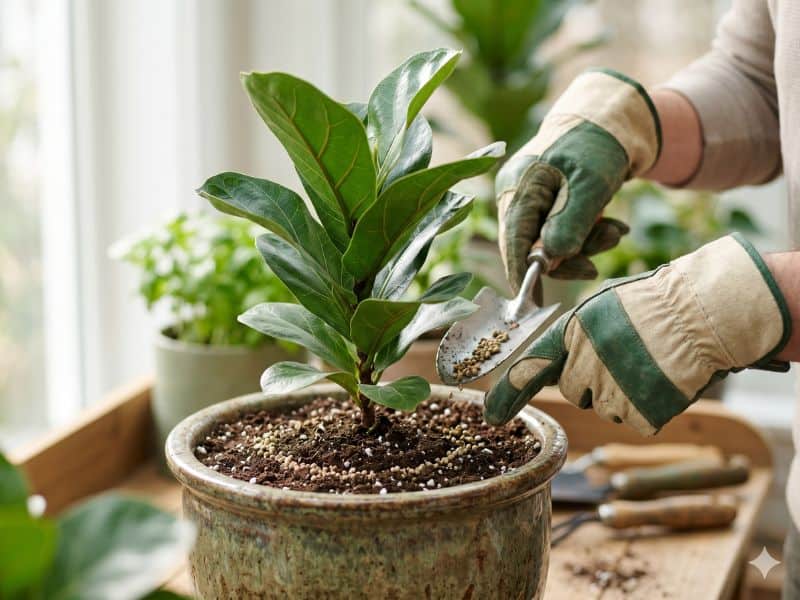 adubação de plantas em vasos sem queimar a planta com manejo cuidadoso em cultivo doméstico