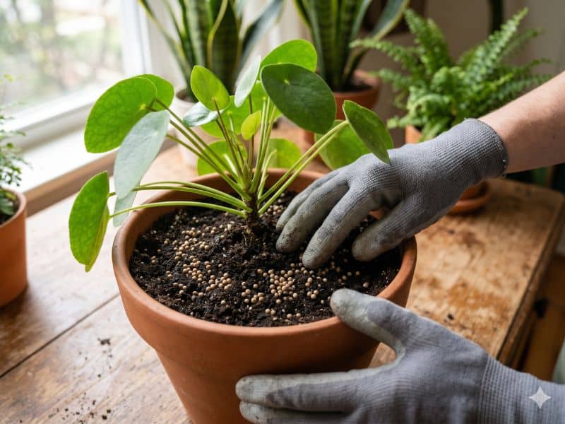 como a liberação gradual age dentro do vaso com adubo de liberação lenta espalhado no substrato