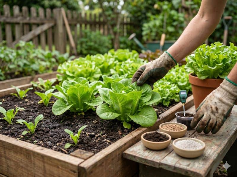 como saber qual adubo para alface faz sentido para a sua horta em canteiro e vaso