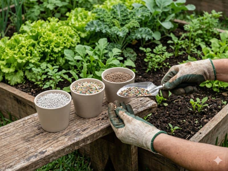 npk para hortaliças com comparação entre diferentes tipos de fertilizante