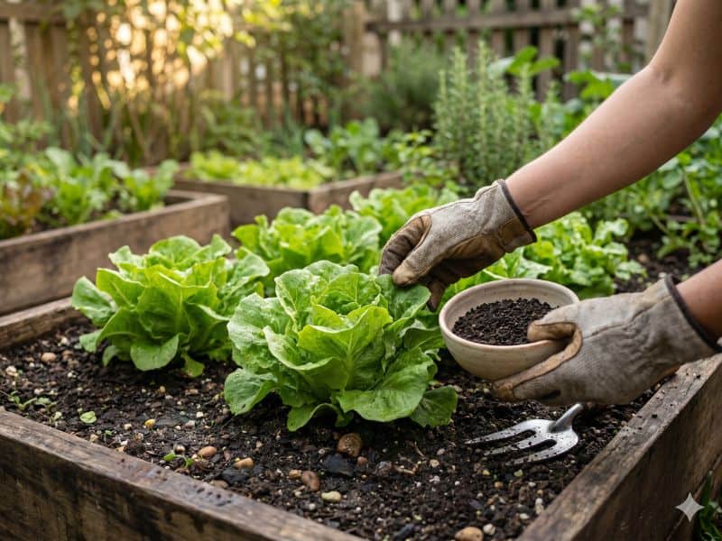 perguntas frequentes sobre adubo para alface em canteiro de horta caseira