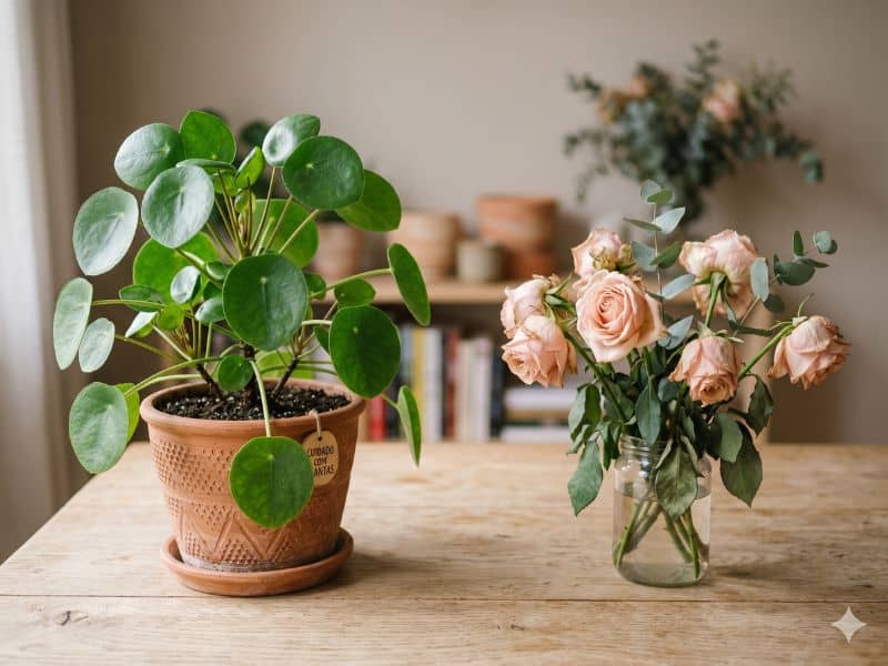 Erros ao escolher presente Dia dos Namorados com flores murchas e planta em vaso