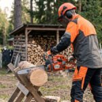 motosserra Husqvarna é boa para serrar lenha com segurança