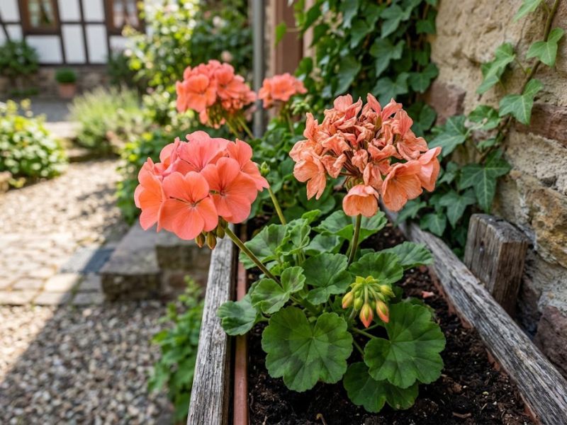 Como cuidar de gerânio quando as flores começam a secar rapidamente