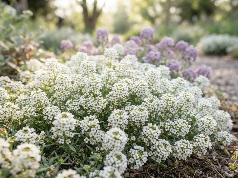 Cachos brancos de flor-de-mel responsáveis pelo perfume doce da planta
